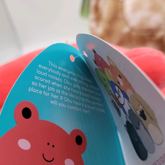 NWT Obu the Red Spotted Tree Frog Rainforest Squad Squishmallow Plush 7.5” - Picture 8 of 10